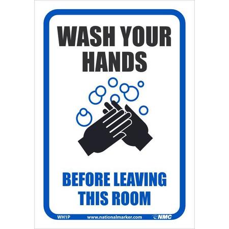 Nmc Wash Your Hands Before Leaving, WH1P WH1P